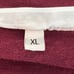 Bryn Walker Womens Knit Top Size XL Burgundy Draped Mock Neck Lagenlook Slouchy