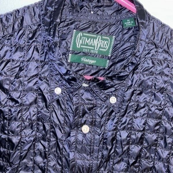 Gitman Bros Vintage Men’s Medium Navy Shacket