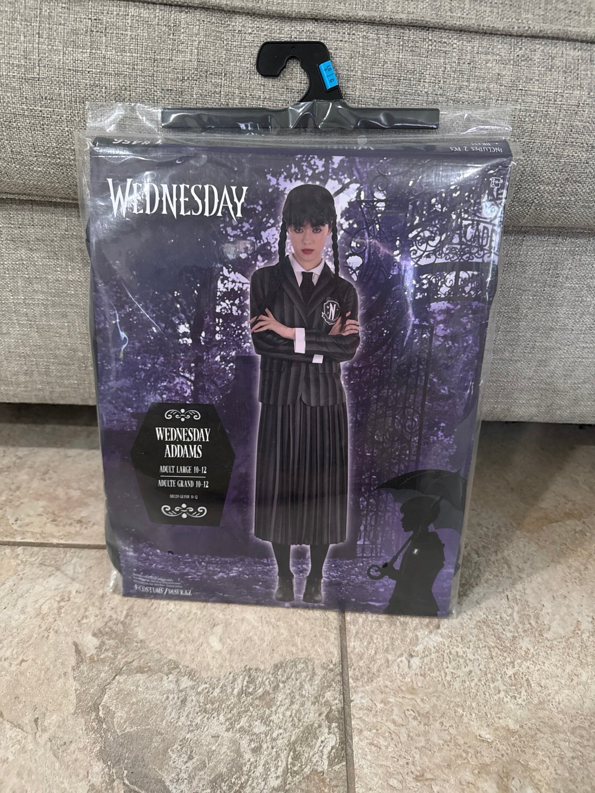 Wednesday Addams Nevermore Uniform Costume Adult Size Large 10-12