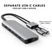 Hyper - HD392-Gray Viper 10-Port USB-C Hub Dock