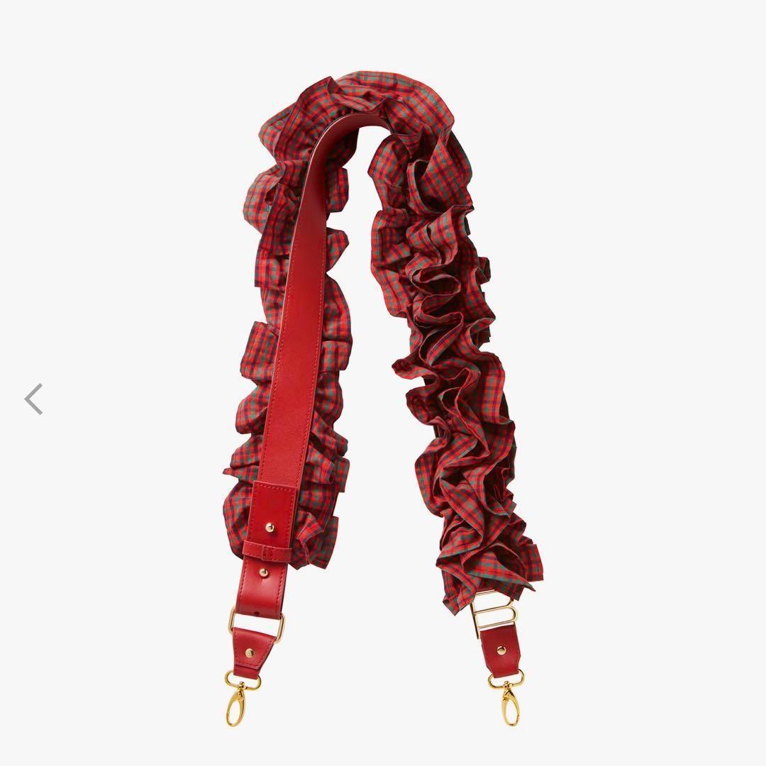 注目ショップ・ブランドのギフト Familiar red. strap, shoulder bibiy 小物