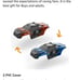 KIDOMO 1:18 Scale Brushless RC Car - 60KM/H All Terrain High-Speed & Off-Road Re