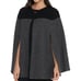 NWT Kasper Vintage Bordeaux Cape sz L