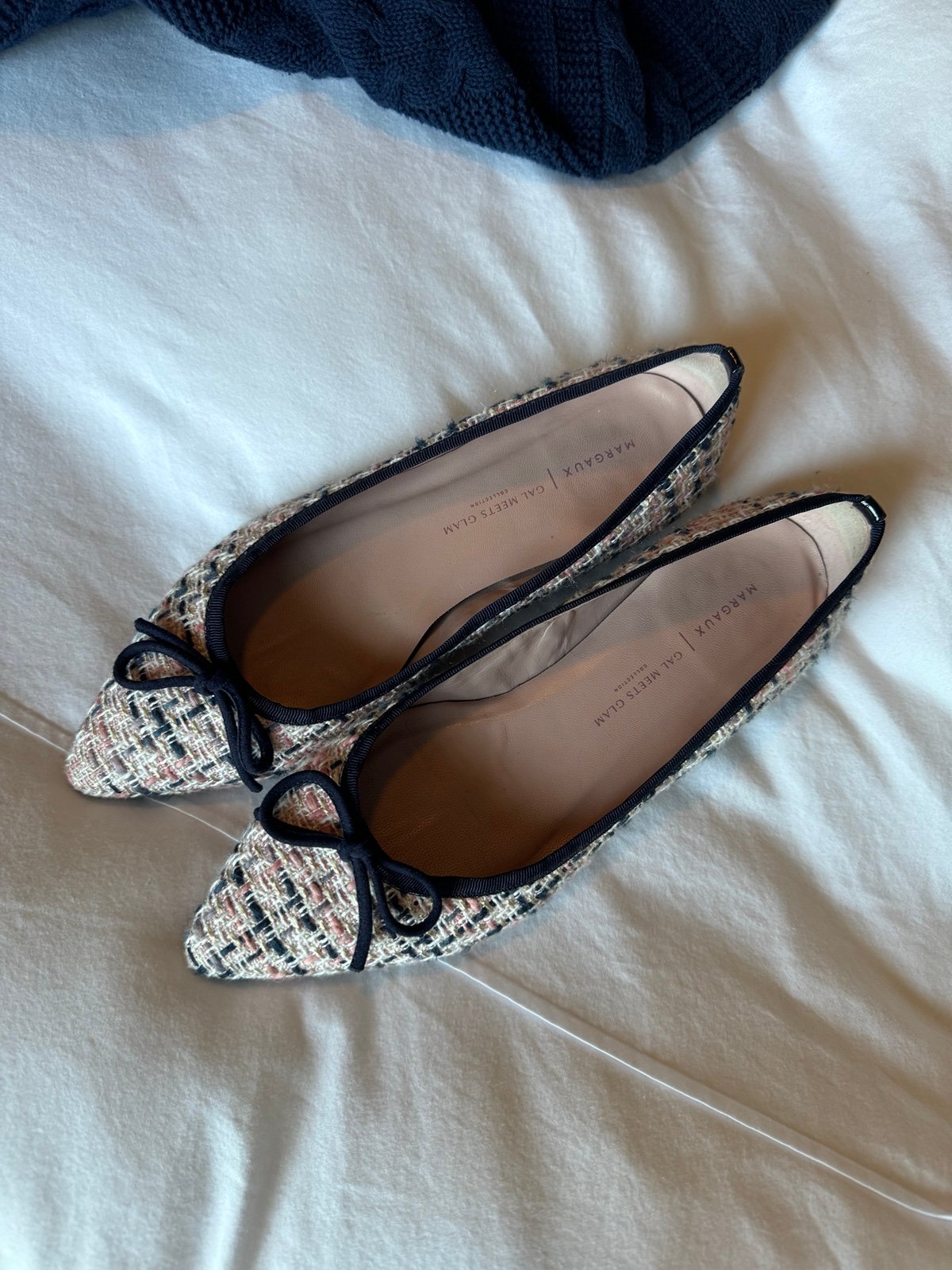 Margaux Gal Meets Glam Tweed Flats