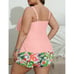 Women Plus Size Tankini Swimsuits Tummy Control Two Piece Bathing Suit Ruffled