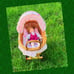 Beautiful Wicker Doll Pram with Heritage Mint Baby