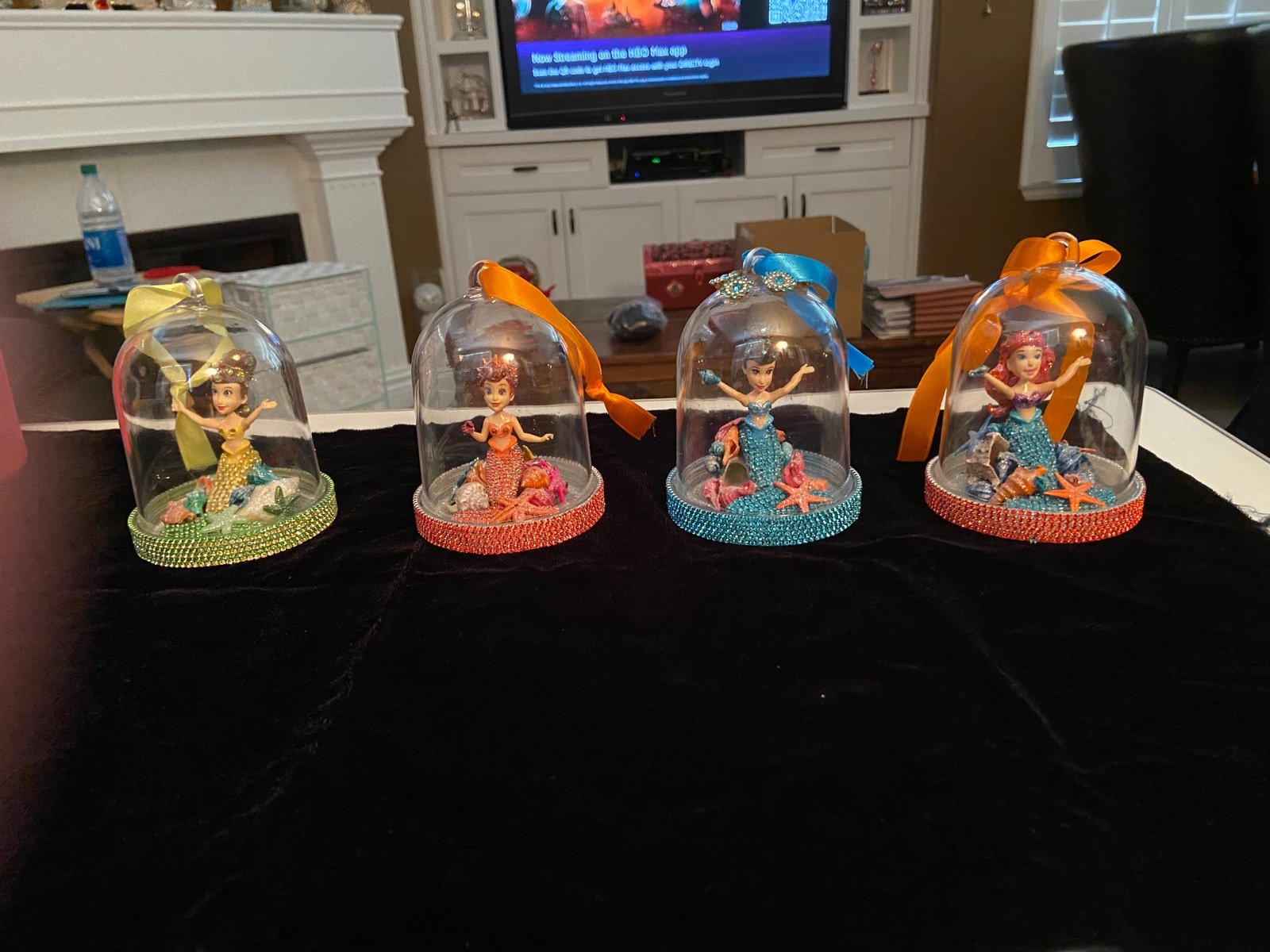 Custom made Rhinestone Disney Ornaments