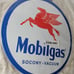 VINTAGE Mobilgas COMPANY SIGN PUMP PLATE GAS STATION OIL Apart14