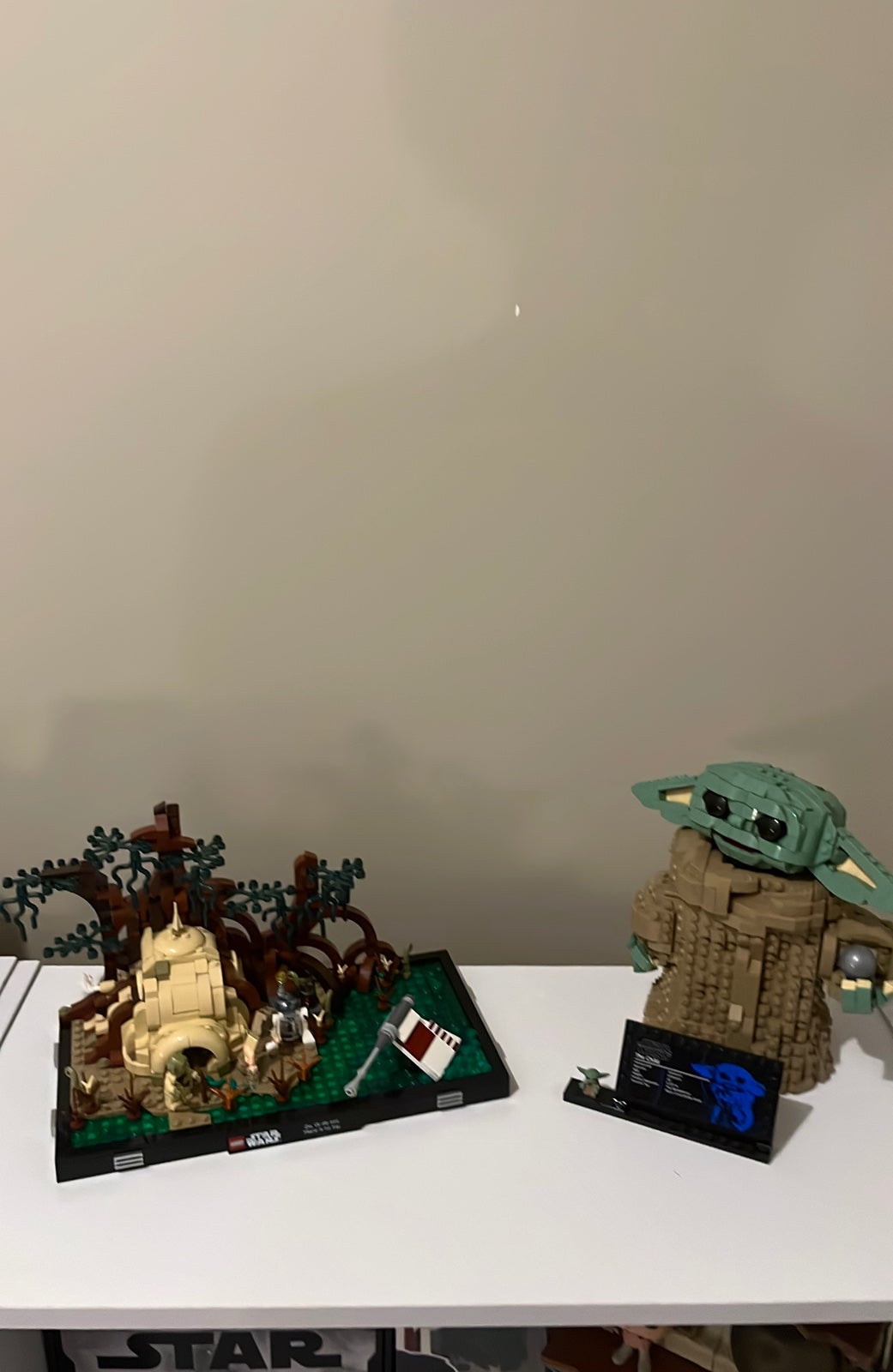Lego Star Wars yoda training and baby yoda set