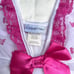 COQUETTE pink butterfly lace mesh babydoll halter top