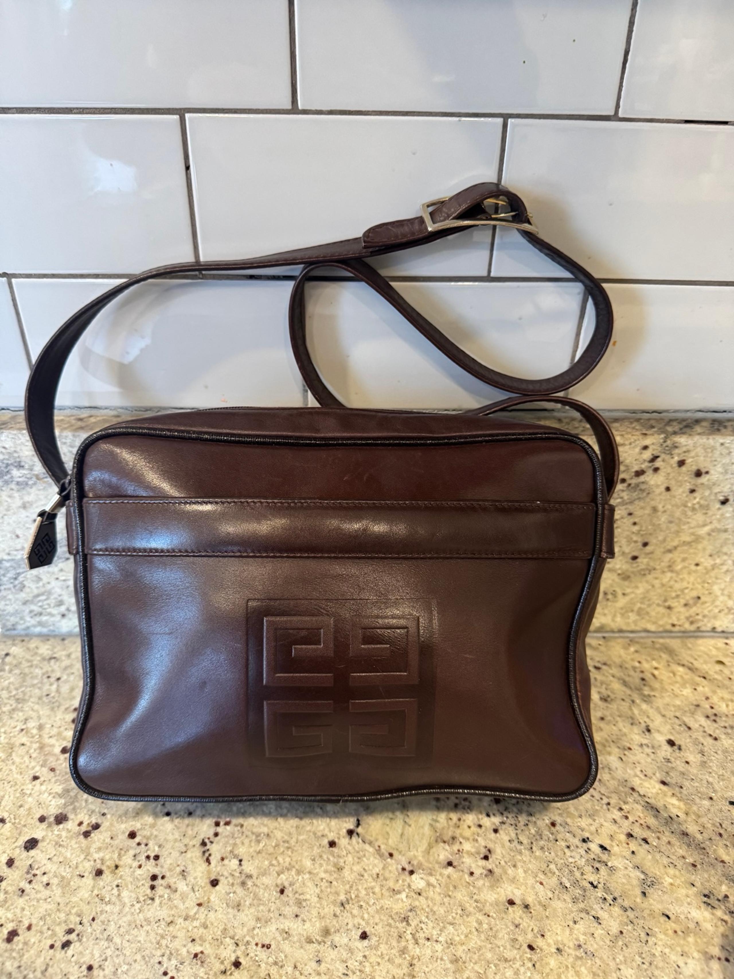 Givenchy Brown Leather crossbody  Bag