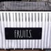 Rae Dunn FRUITS & VEGGIES LARGE baskets