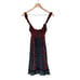 Vintage One of a Kind Some Odd Rubies Babydoll Midi Patterned Dress Size Small