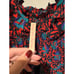 Vintage One of a Kind Some Odd Rubies Babydoll Midi Patterned Dress Size Small