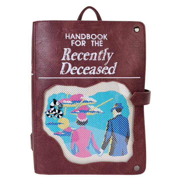 Beetlejuice Handbook For The Recently Deceased Pin Trader Backpack. ( FreeShip )