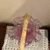 Vintage FENTON Rose Pink Spiral Ruffled Vase 11
