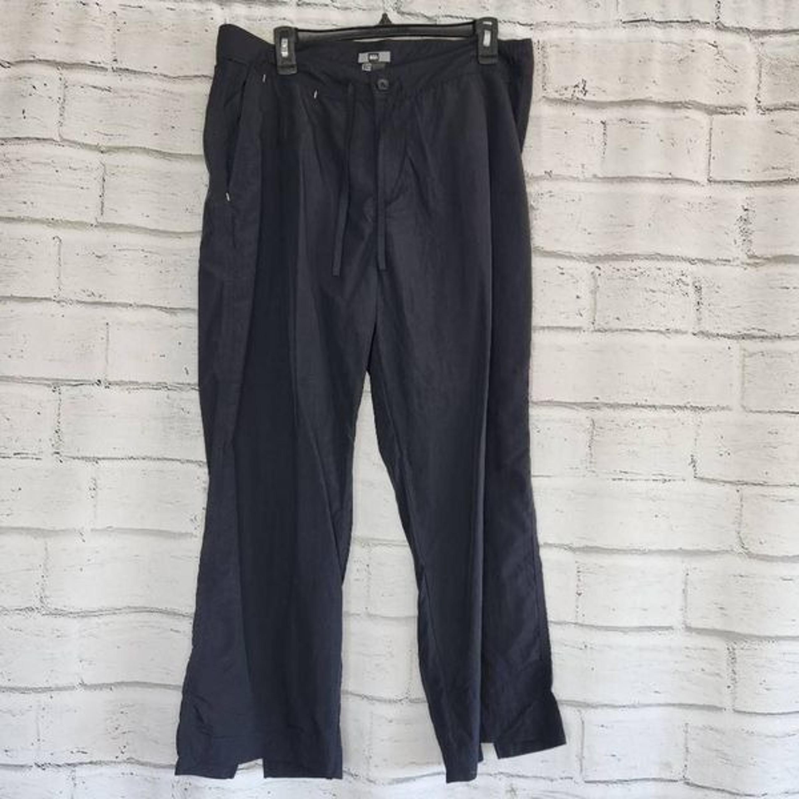 REI Women's Gray UPF 50+ Drawstring Nylon Wide-Leg Hiking Pants Size 16