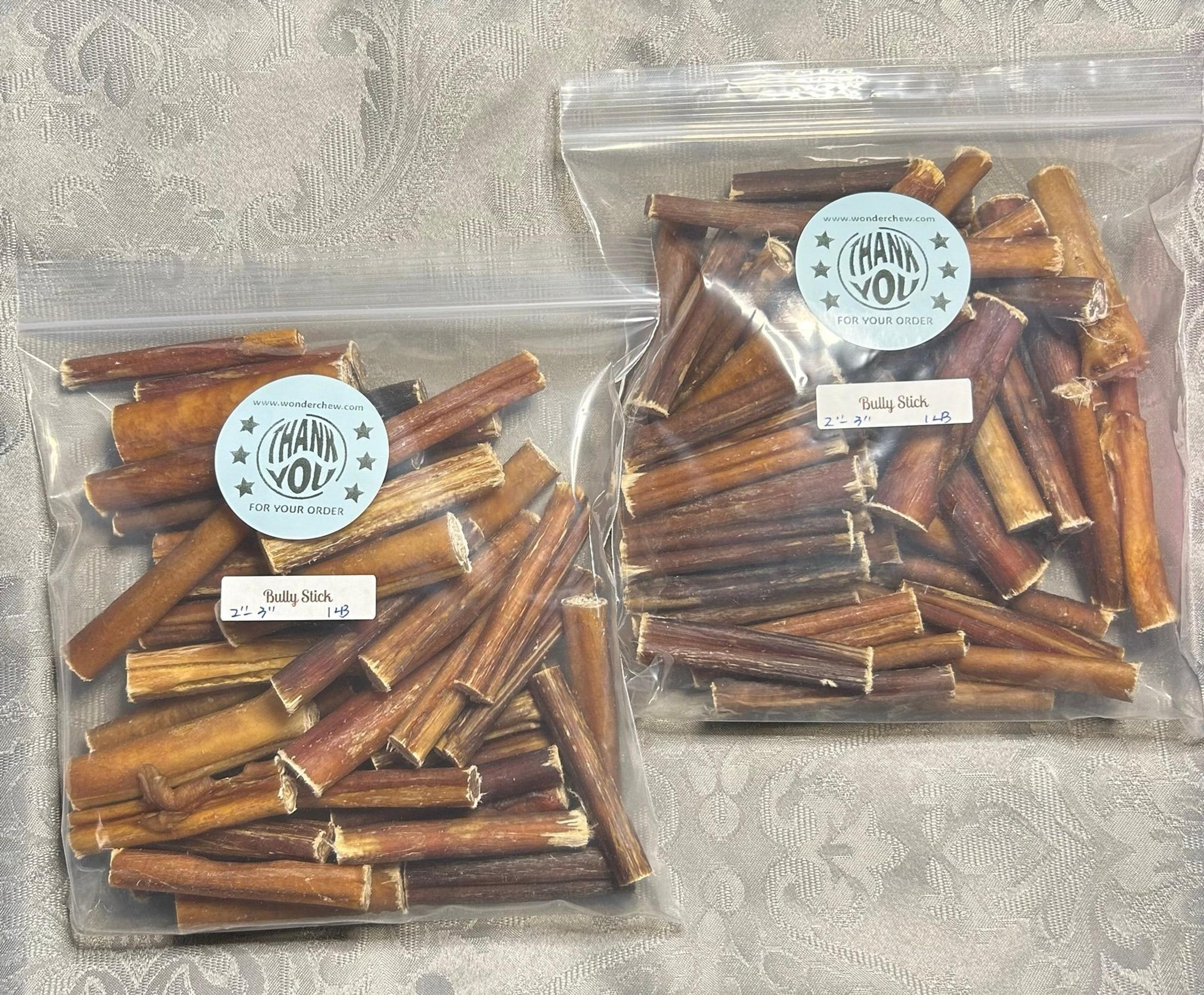 $BULK SALE$ Value Pack 20 LBS Natural Odor 2”-3” Bully Sticks
