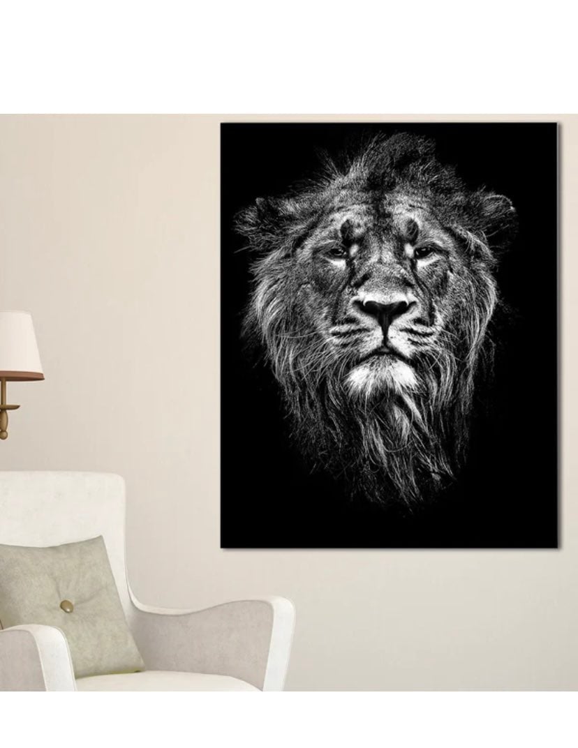 Lion Canvas Painting
