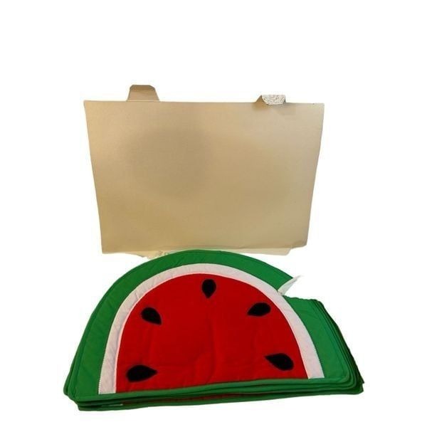 6 Watermelon placement cotton set USA new