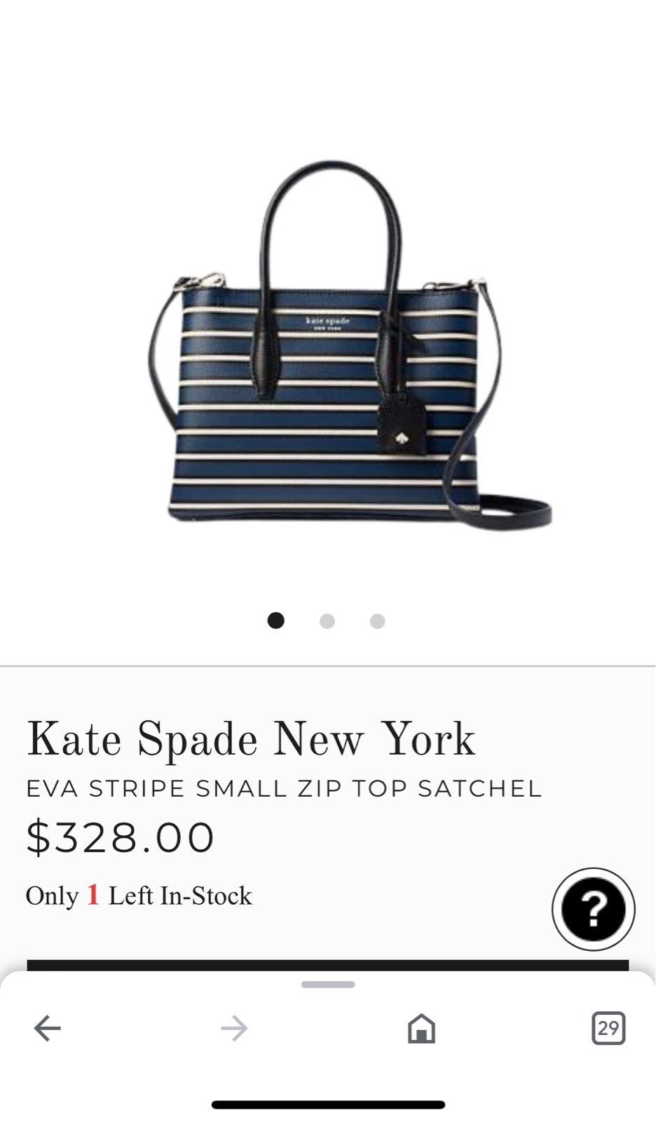 Kate Spade crossbody strap handbags