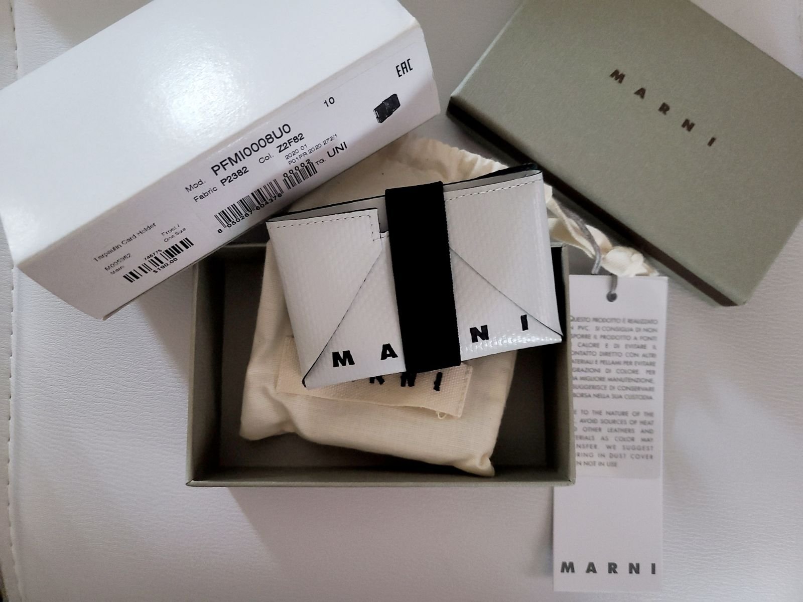 Marni Tarpaulin Cardholder Wallet NIB
