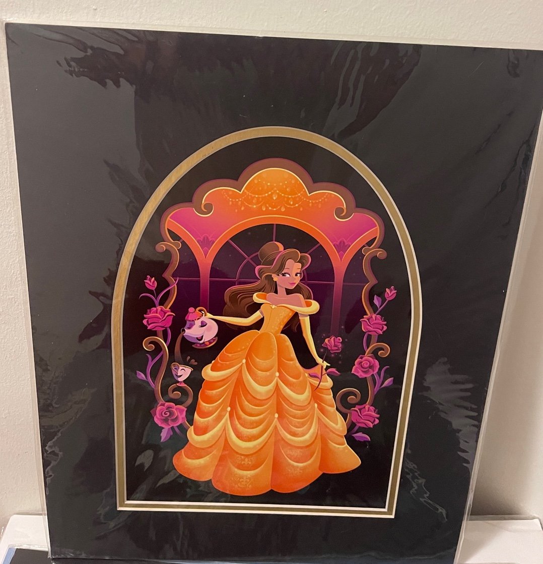 New Disney Parks Beauty And The Beast Belle Of The Ballroom Jeff Granito Print
