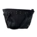 Kate Spade Pebbled Leather Hobo Handbag Purse Black Double Handle Zip Top 17x10