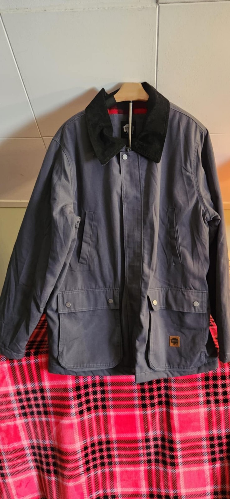 Buffalo Outdoors Workwear Men's Flannel Lined Canvas Barn Coat Size 3XL