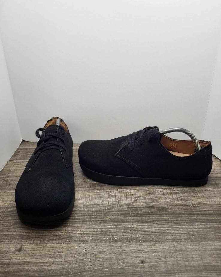 Kalso Earth Women Faroe Lokah W Black Textile Wool Negative Heel Shoe-US 10
