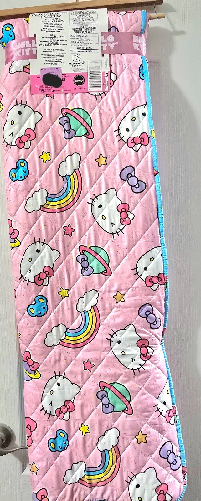 NEW Hello Kitty Twin Quilt