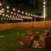 50ft Indoor Outdoor String Light with 52pcs LED Globe Bulbs for Patio Yard Party