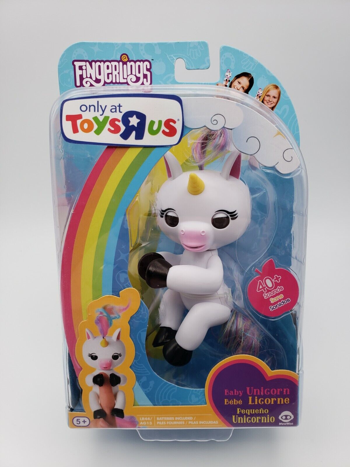 AUTHENTIC WowWee FINGERLINGS GIGI UNICORN TOYS R US EXCLUSIVE RETIRED RARE NEW!!
