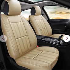 Luxury Universal Leather Car Seat Covers Full Set New