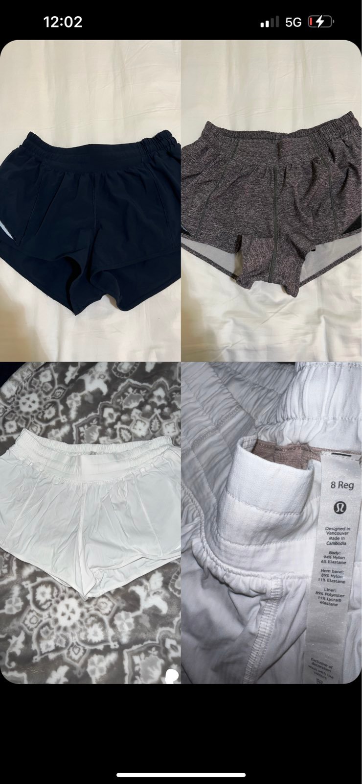 Lululemon Hotty hot shorts Bundle