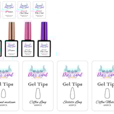 Kit gel tips system by Dressand nails
