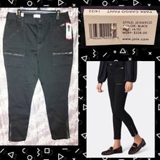 Joie brand Caviar Black High Rise Park Skinny Pants Sz 14/32