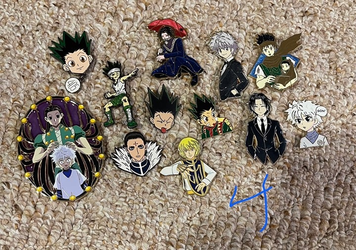 HunterXHunter anime pins