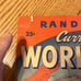 1943 Rand McNally Current Events World Atlas 16.5 x 11 gorgeous copy from ww2