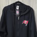 Junk Food NFL Black Tampa Bay Buccaneers Fleece Full Zip Hoodie Adult XL NWT
