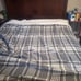 Pottery Barn King Plaid and Sherpa Quilt