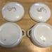 Antique Haviland & Company Limoges Gold Covered Serving Dishes Set of 2