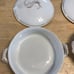 Antique Haviland & Company Limoges Gold Covered Serving Dishes Set of 2