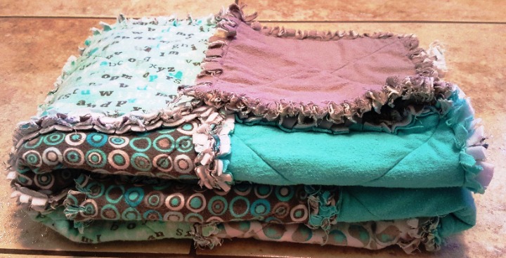 Baby Rag Quilt - 38 x 44 in