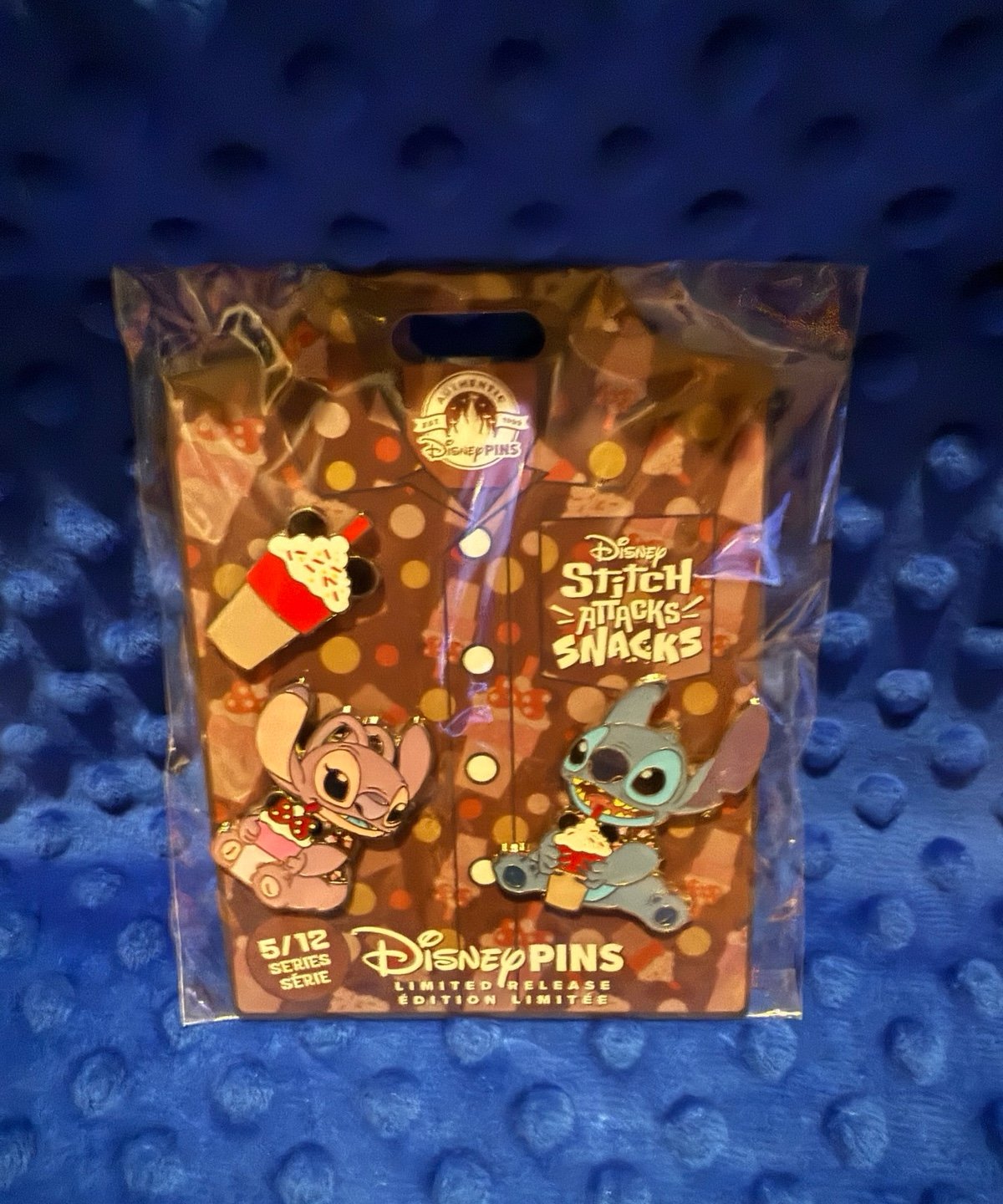 Disney Stitch Attacks Snacks Pin Series 5