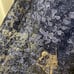 David's Bridal Lace High-Low Dress Navy Blue Embroidered Short Sleeves Sz 6