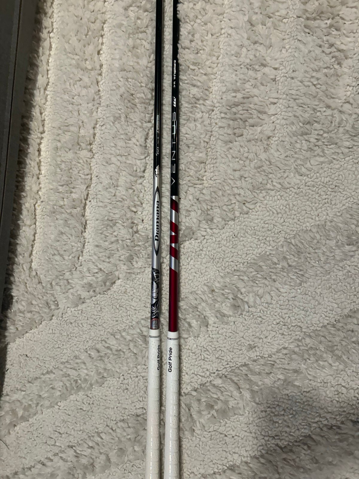 Driver Shaft - Ventus Red TR 50 & Diamana 50 TaylorMade tip