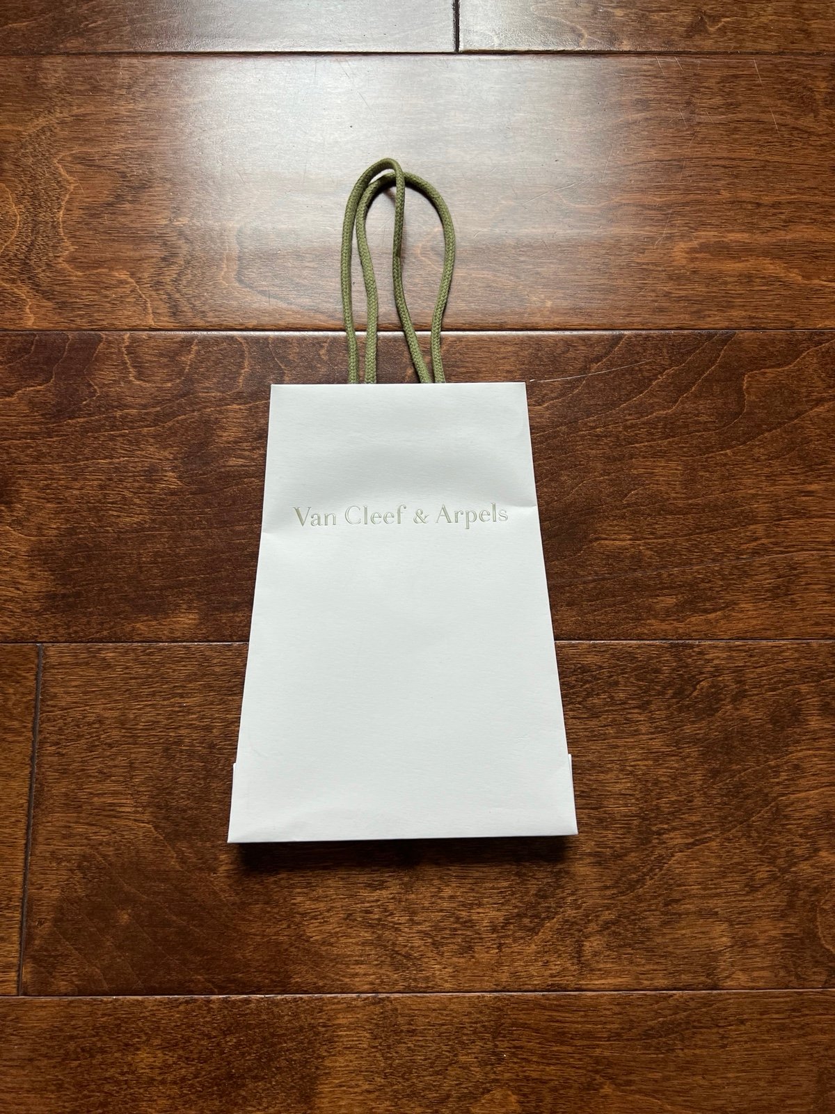 Van Cleef & Arpels Mini Paper EMPTY BAG 8in x 4.7in