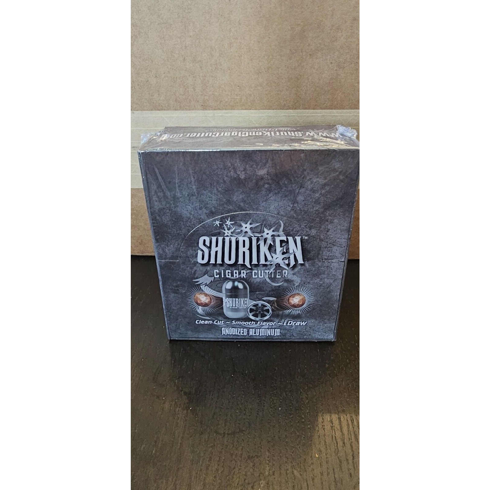 Cigar Cutter Shuriken - GUNMETAL Finish - Pack Of 12 - Free Shipping