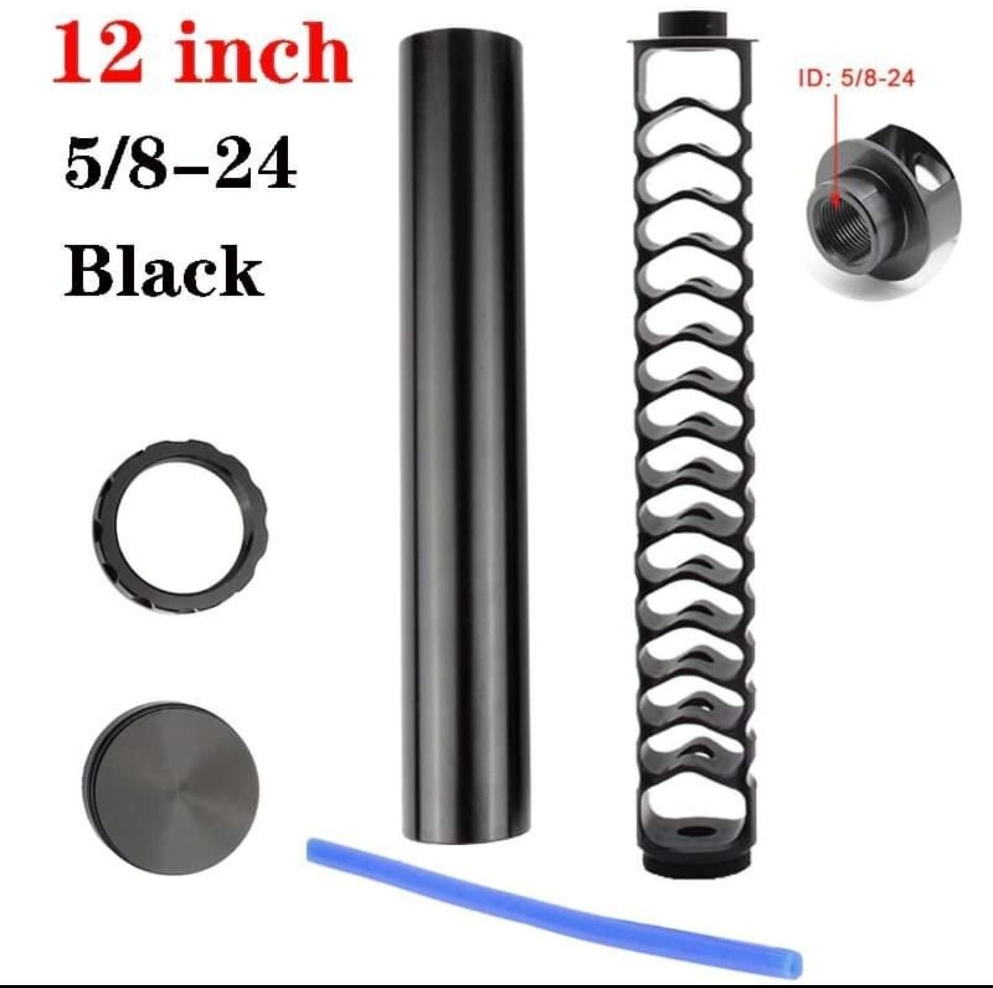 12 Inch Aluminum 5/8-24 FOR NAPA 4003 WIX 24003 Car Fuel Filter Car
